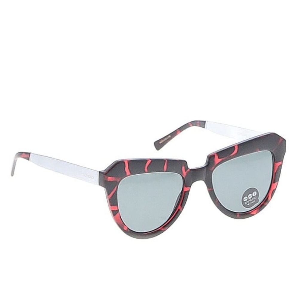 KOMONO Stella Tortoise/Silver Sunglasses NEW - Picture 2 of 15